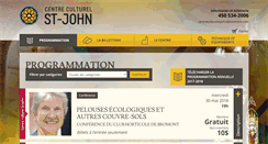 Desktop Screenshot of centreculturelstjohn.com