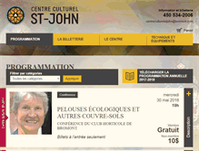 Tablet Screenshot of centreculturelstjohn.com